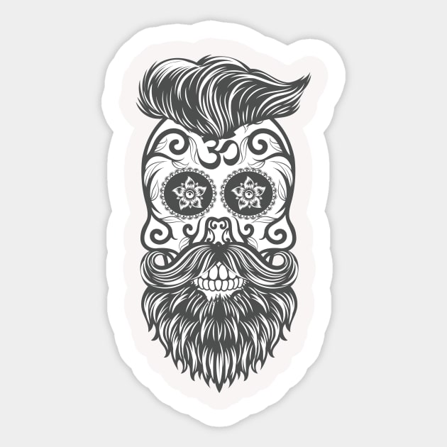 skull Sticker by Silemhaf